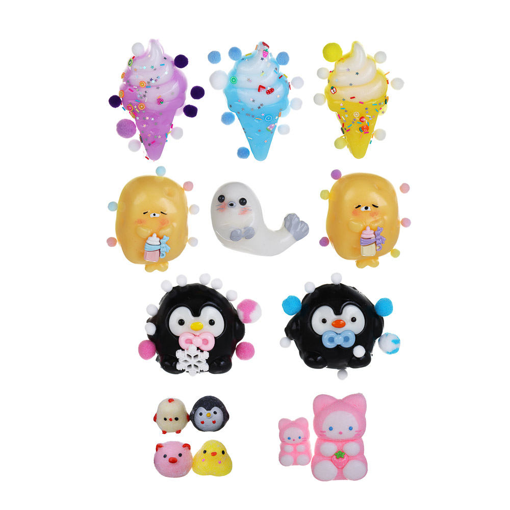 ИГРОЛЕНД Игрушка антистресс "Жмякалка", TPR, 13×15см, микс, арт.№ 297-121