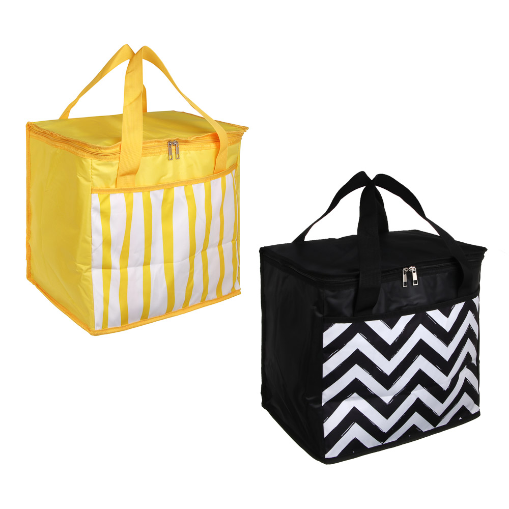 Термосумка, тм ЯРКОЕ ЛЕТО, 35 л, 420D оксфорд, фольга, 40х25х35 см, арт.№ 118-132