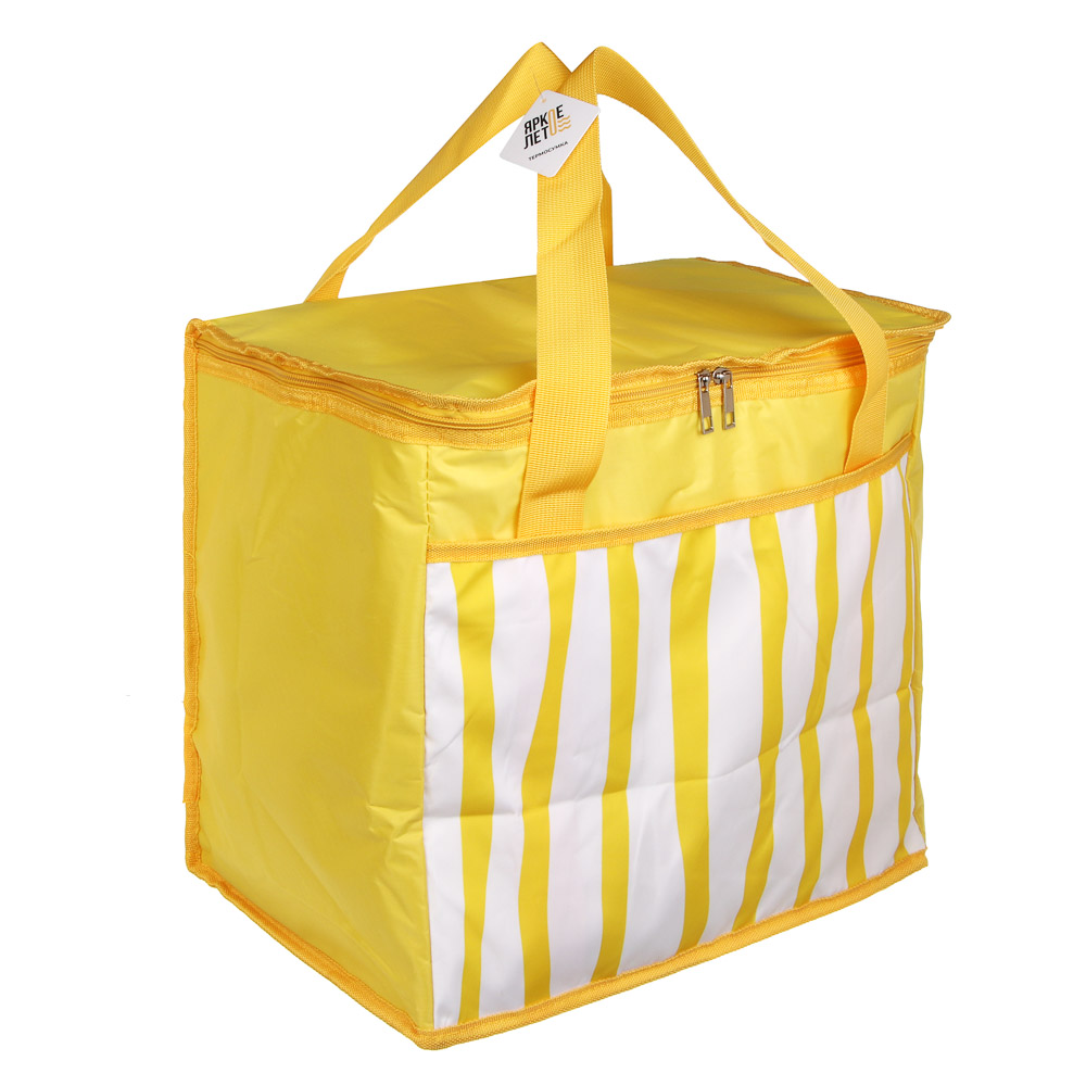 Термосумка, тм ЯРКОЕ ЛЕТО, 35 л, 420D оксфорд, фольга, 40х25х35 см, арт.№ 118-132