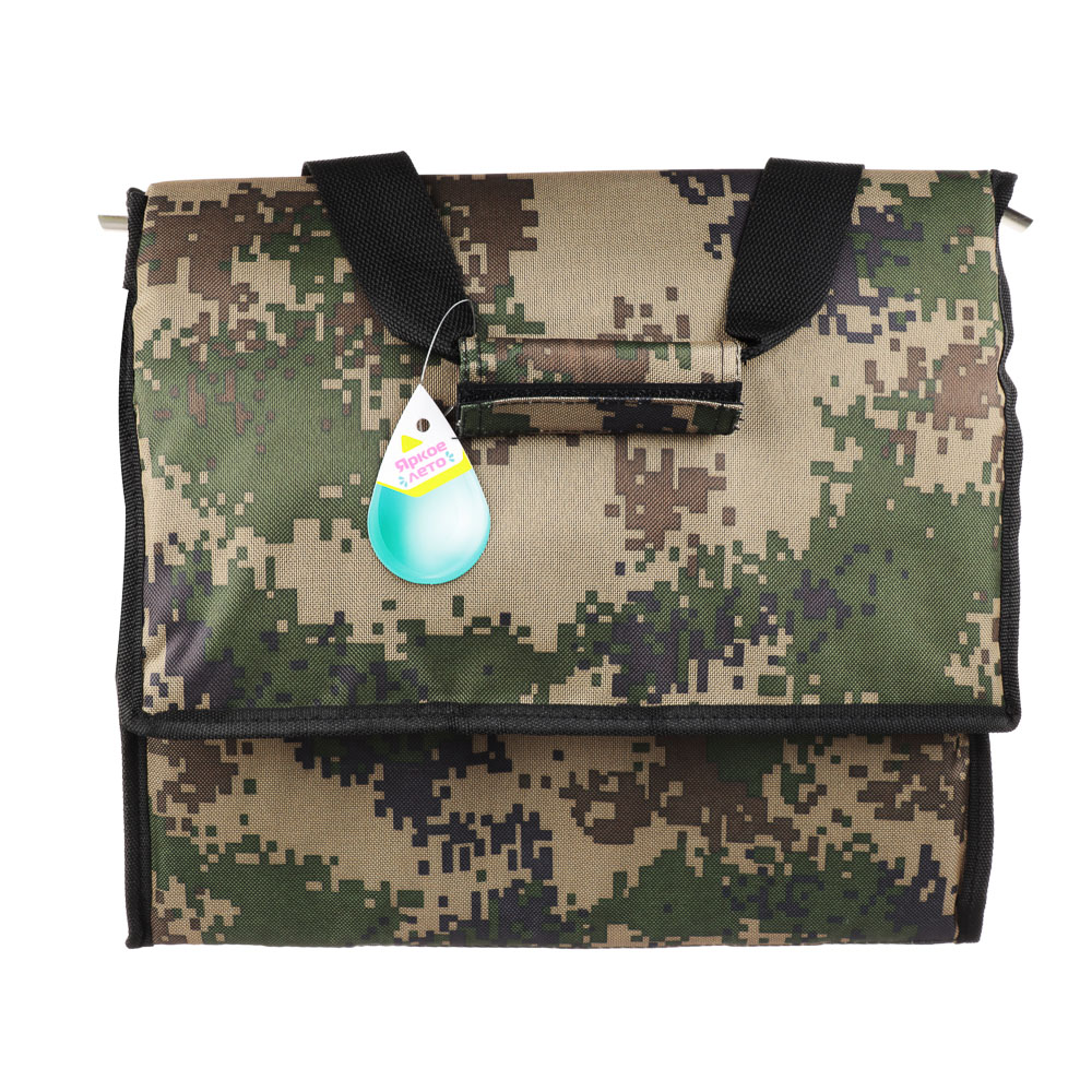 Термосумка, тм ЯРКОЕ ЛЕТО, 35 л, 420D оксфорд, фольга, 40х25х35 см, арт.№ 118-132