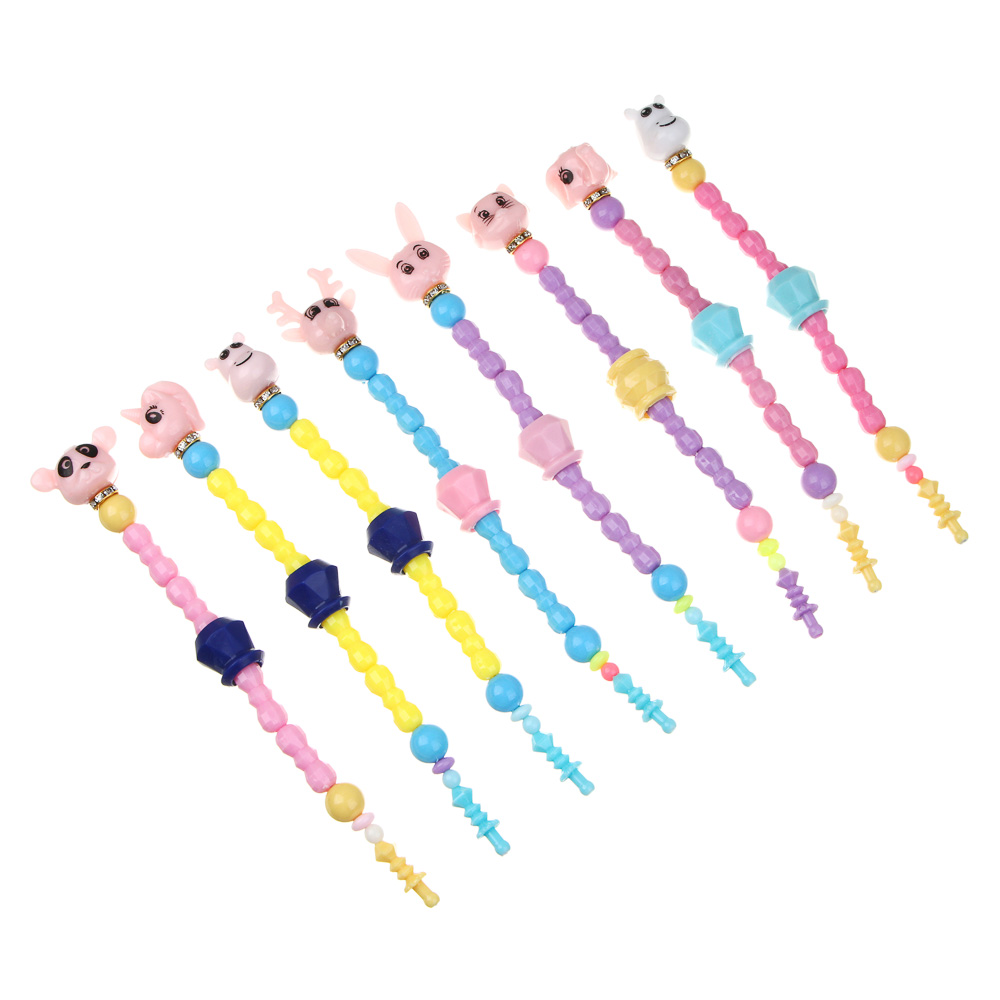 ИГРОЛЕНД Игрушка-сюрприз "Весёлые бусины", 3в1, PP, 10x9см, 8 видов, арт.№ 295-261