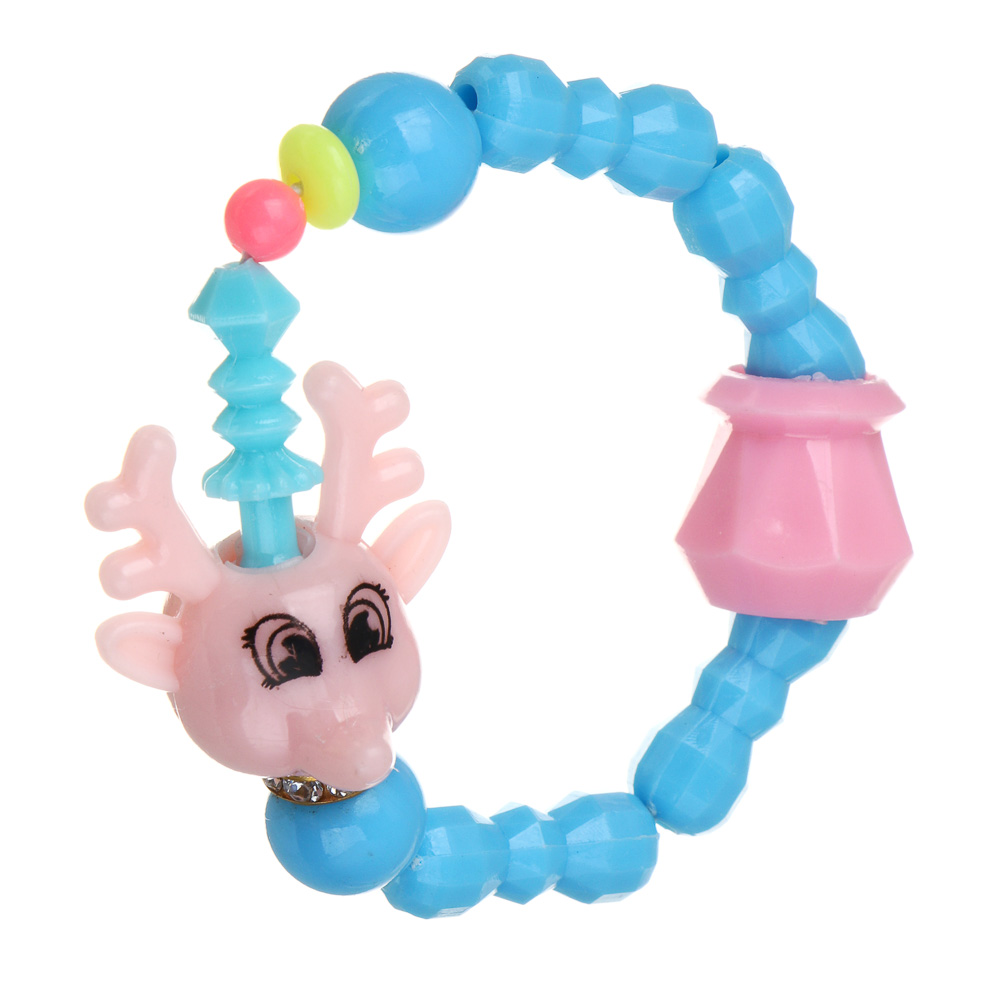 ИГРОЛЕНД Игрушка-сюрприз "Весёлые бусины", 3в1, PP, 10x9см, 8 видов, арт.№ 295-261