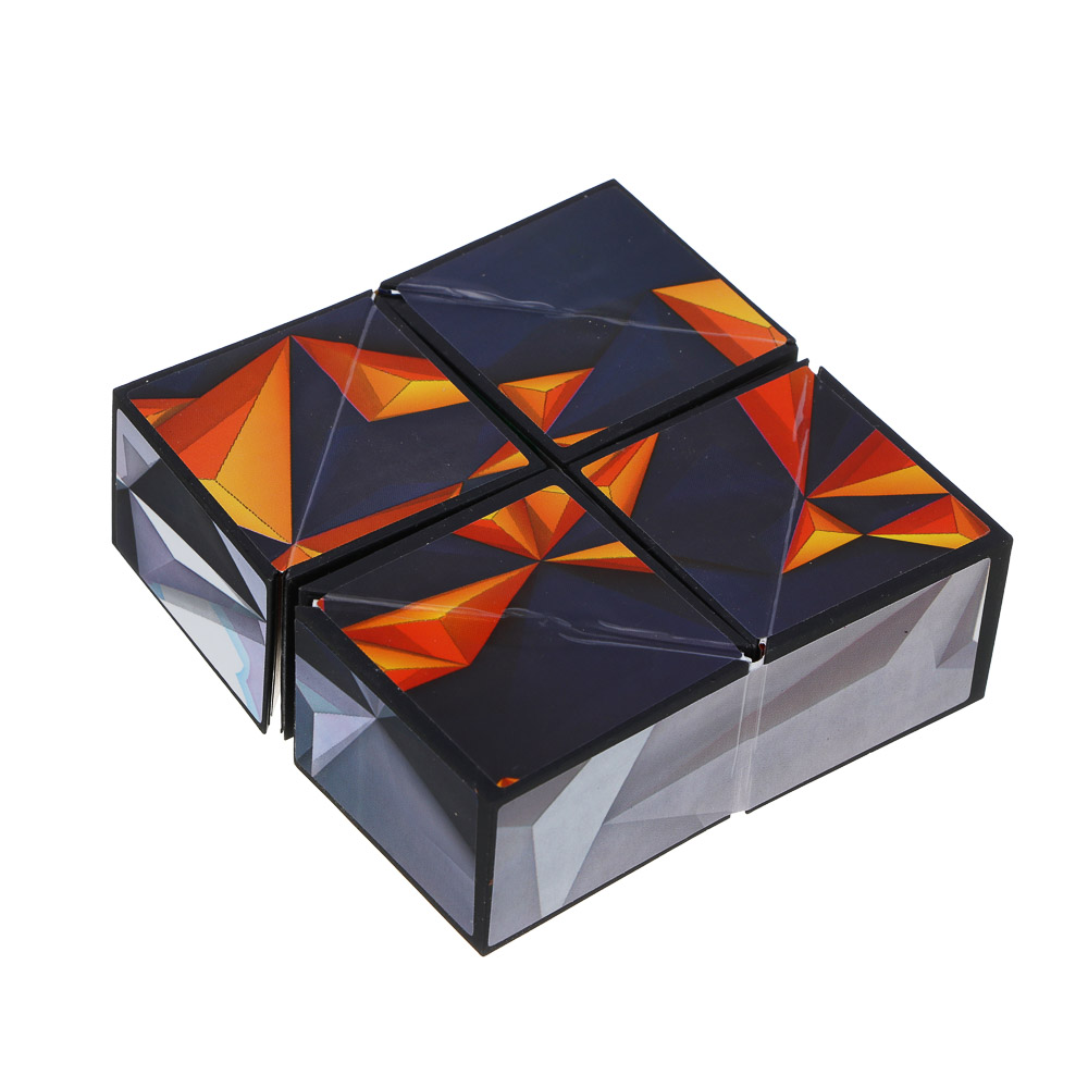 ИГРОЛЕНД Головоломка 3Д "Магнитный куб", PP, 6х6см, 3 дизайна, арт.№ 214-089