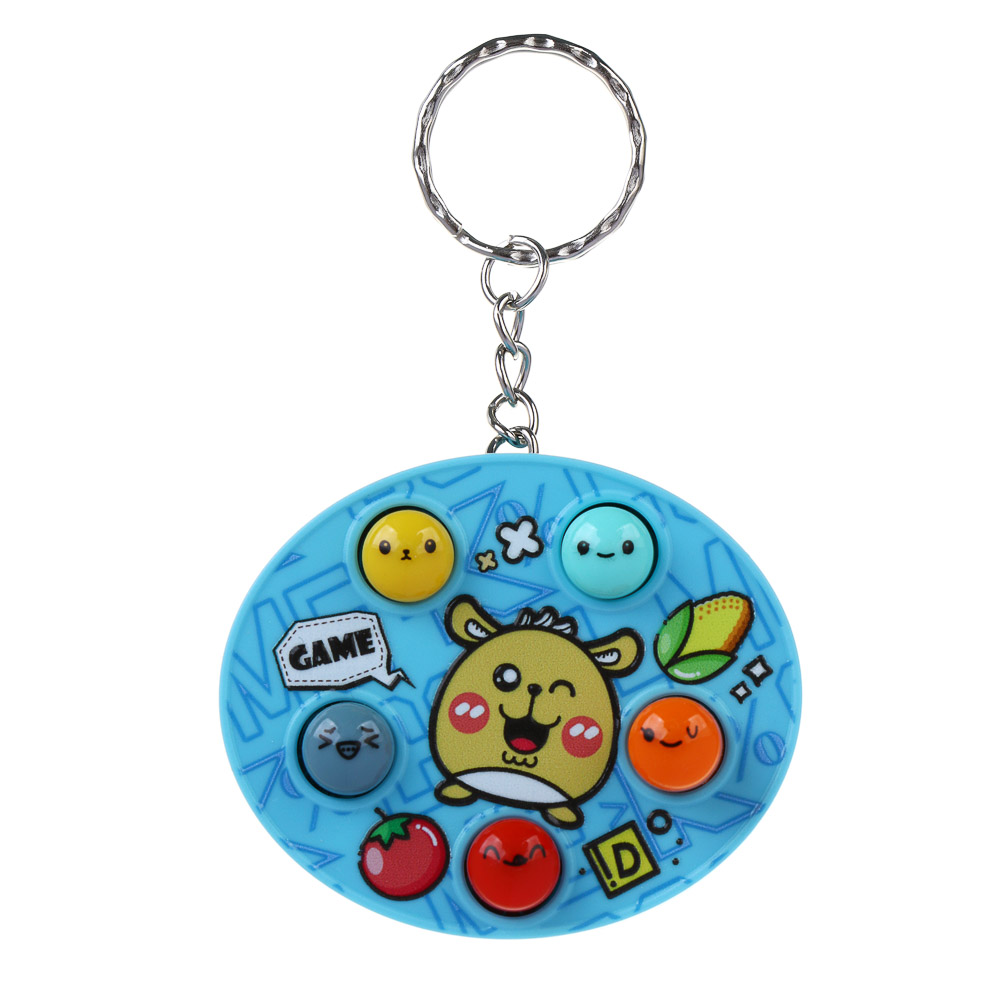 ИГРОЛЕНД Игрушка антистресс "Нажми на меня", PS, 14х9,5см, 4 дизайна, арт.№ 274-277