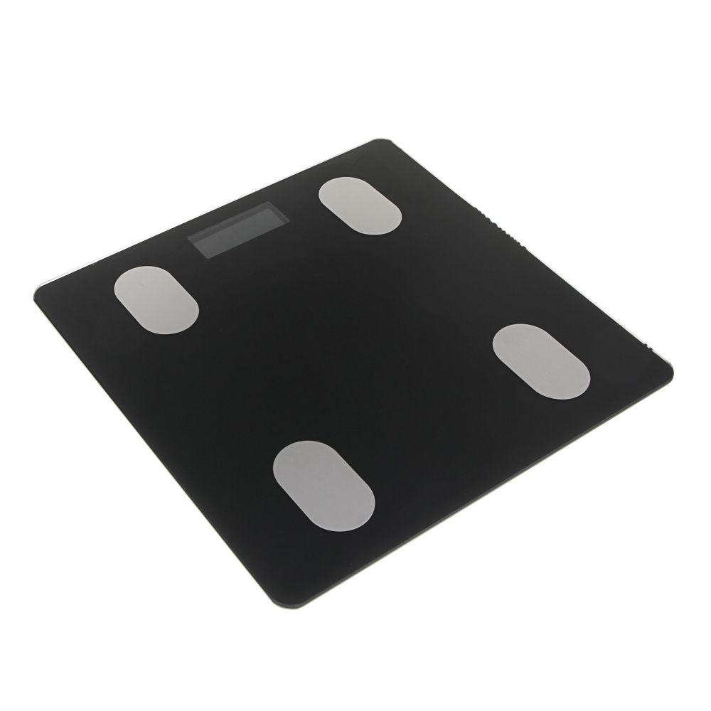 LEBEN Весы напольные, диагностические, до180 кг, от 2хAAA, стекло, чёрный, арт.№ 252-096