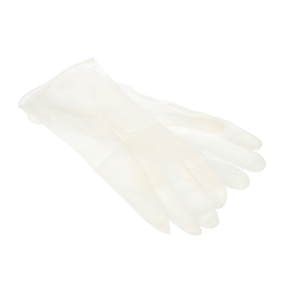 Перчатки хозяйственные ультра-прочные, тм VETTA, размер L, ПВХ 60 гр, белый цвет, арт.№ 447-067