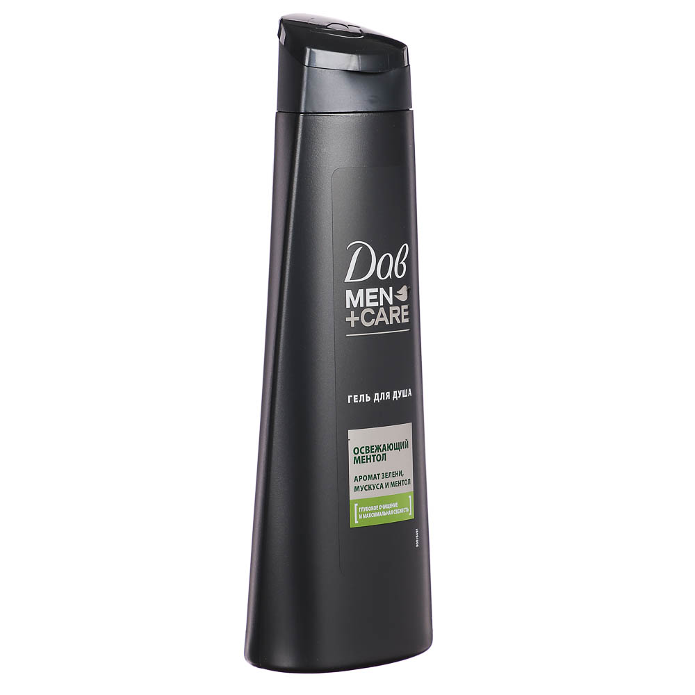 Гель для душа мужской ДАВ MEN+CARE Освежающий ментол, 225мл, арт.№ 495-018