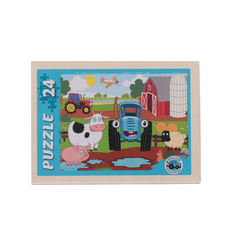 РЫЖИЙ КОТ Пазлы 24 детали микс, картон, 17,5х13см, 16-32 дизайна, арт.№ 898-008