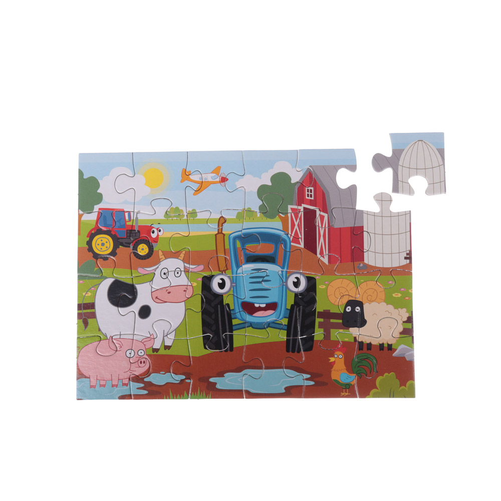 РЫЖИЙ КОТ Пазлы 24 детали микс, картон, 17,5х13см, 16-32 дизайна, арт.№ 898-008