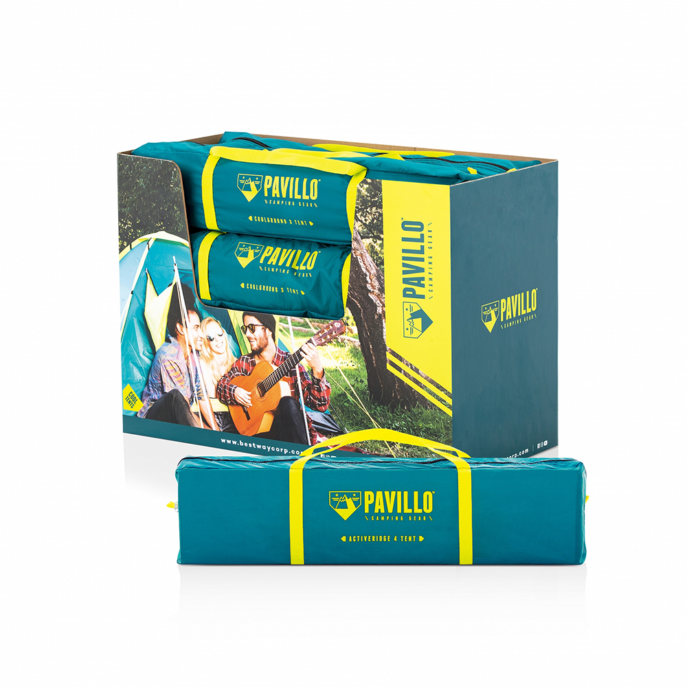 BESTWAY Палатка Coolground 3, polyester, 210x210x120см, 68088, арт.№ 041-004