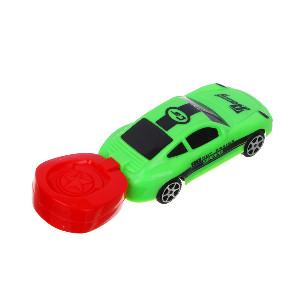 ИГРОЛЕНД Набор Машина с запускалкой, 5пр, ABS, PP, 20,9х15,6х2,6 см, 4 дизайна, арт.№ 292-288