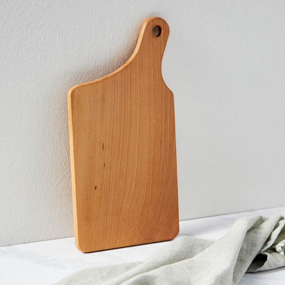 BY COLLECTION Доска разделочная с ручкой бук 18х35х1,2см, арт.№ 851-206