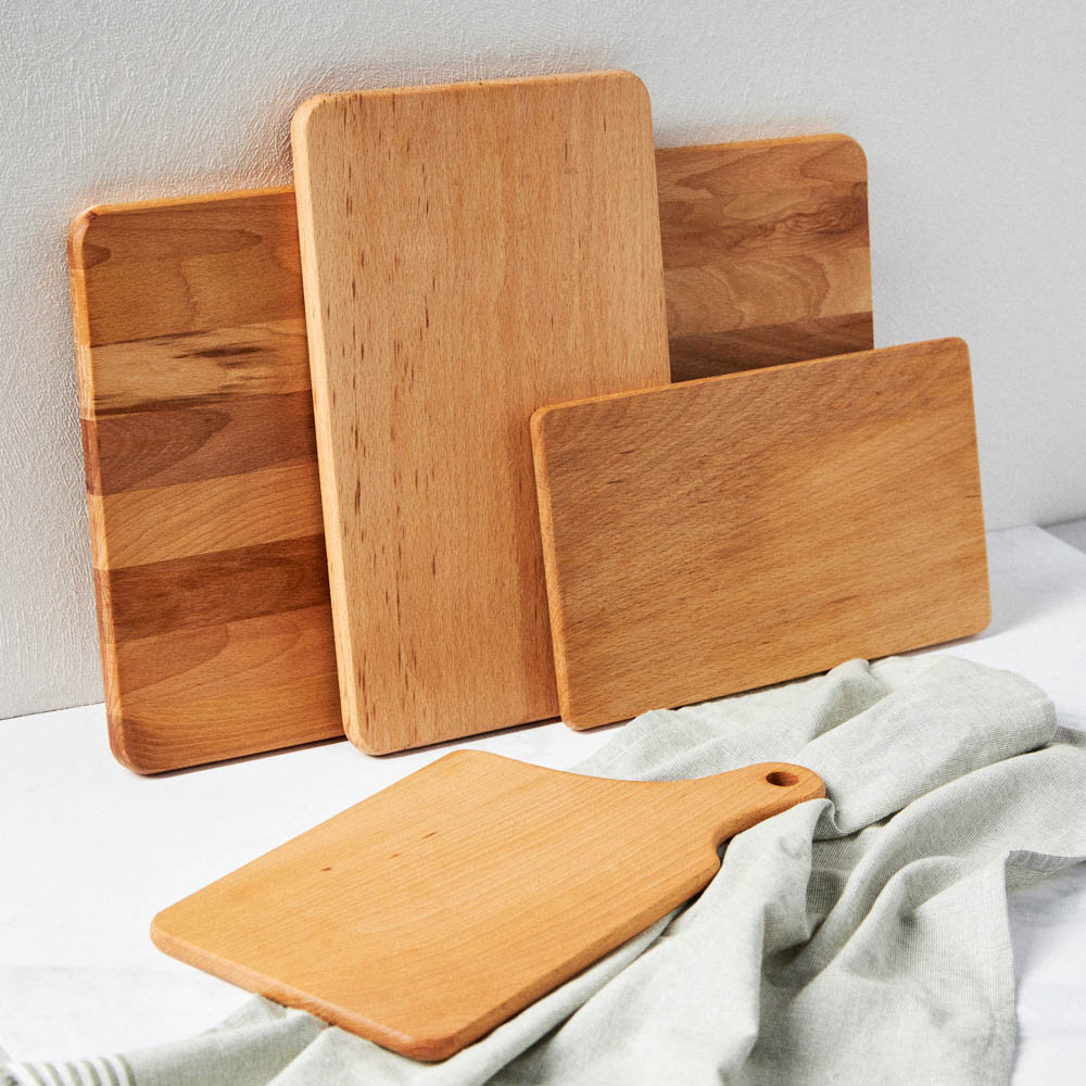 BY COLLECTION Доска разделочная с ручкой бук 18х35х1,2см, арт.№ 851-206