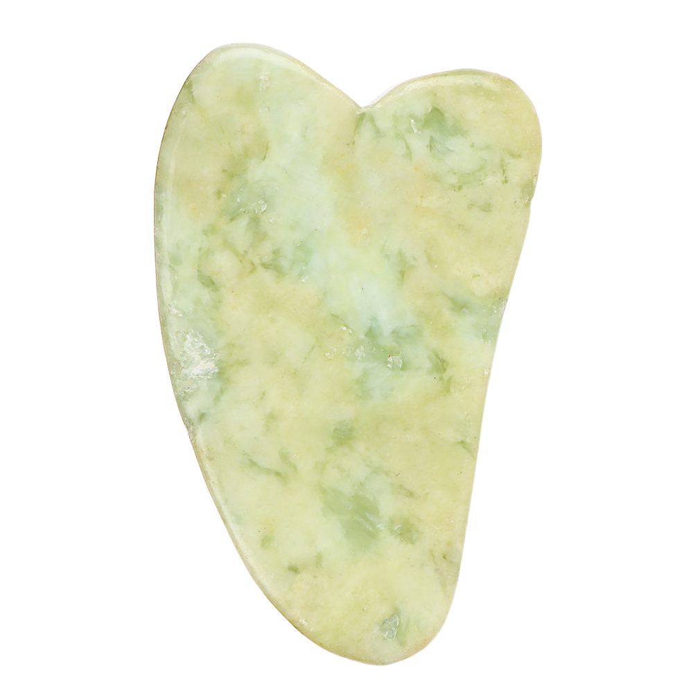 Массажер для лица и скребок гуаша тм ЮL, металл, мыльный камень, 14x5,5см ,7х4,4см, арт.№ 357-219