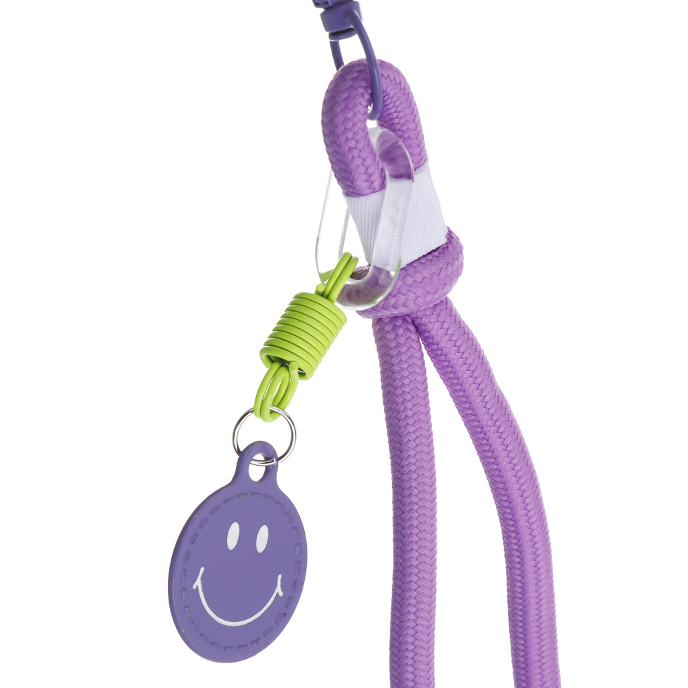 Подвеска аксессуар паракорд с шармом тм ЮL Smile, нейлон, металл, 18 см,  6 цветов, #2, арт.№ 334-137