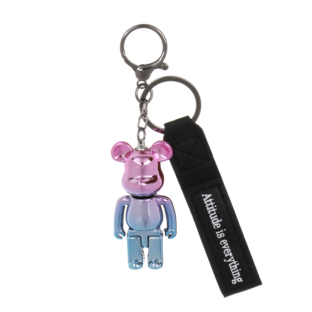 Подвеска брелок с шармом тм ЮL, пластик, полиэстер, металл, 6,5 см, 6 цветов, #5, арт.№ 334-138