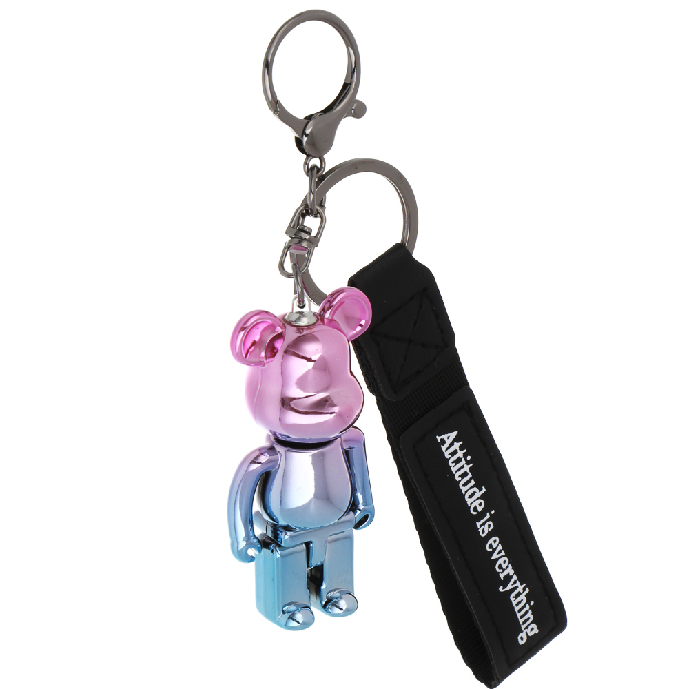 Подвеска брелок с шармом тм ЮL, пластик, полиэстер, металл, 6,5 см, 6 цветов, #5, арт.№ 334-138