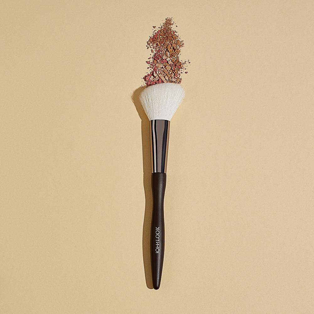 ЮНИLOOK Кисть для контура, скошенная, натуральный ворс, дерево, металл, 17,5см, арт.№ 357-274