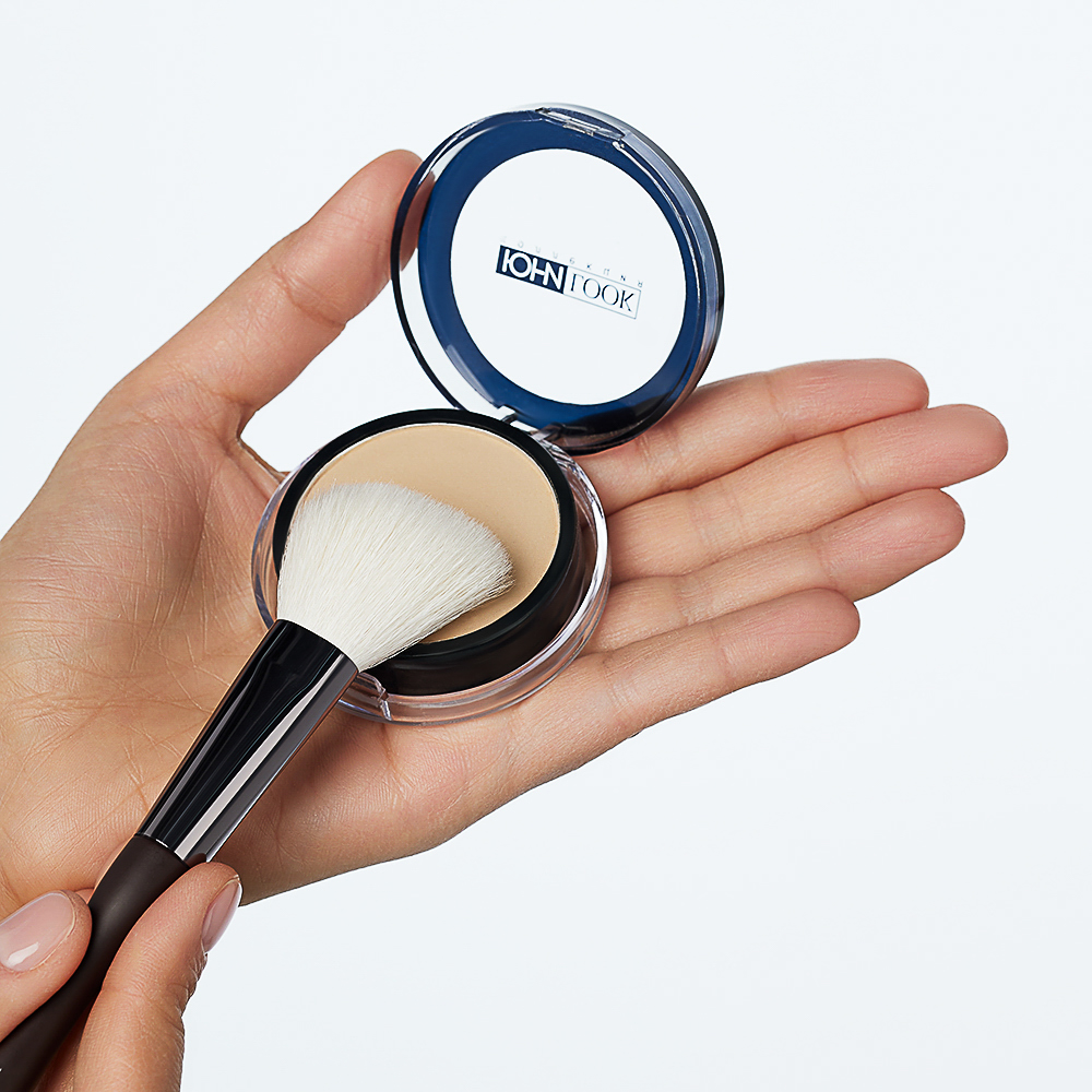 ЮНИLOOK Кисть для контура, скошенная, натуральный ворс, дерево, металл, 17,5см, арт.№ 357-274