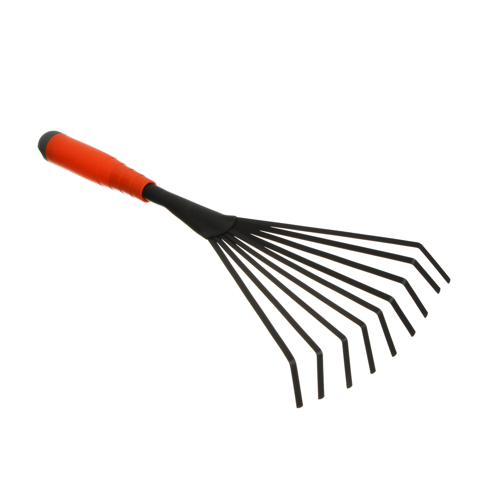 INBLOOM Грабли веерные, 9 зубьев, 37.5х15см, PP, металл, арт.№ 181-009