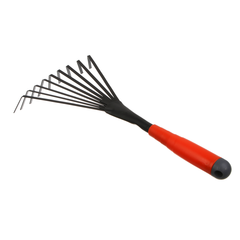 INBLOOM Грабли веерные, 9 зубьев, 37.5х15см, PP, металл, арт.№ 181-009