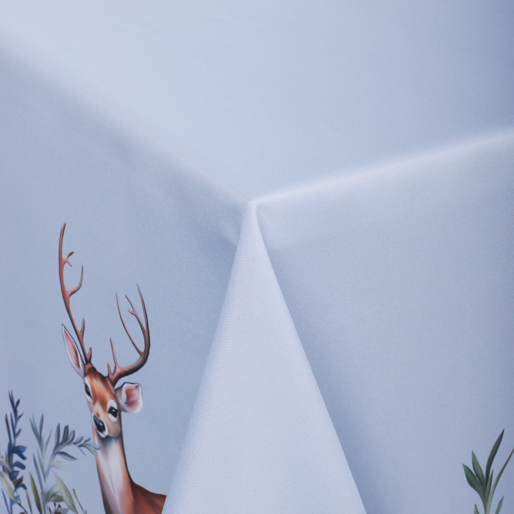 PROVANCE Нордик Скатерть текстильная 140х230см, 100% полиэстер, олень, арт.№ 492-282