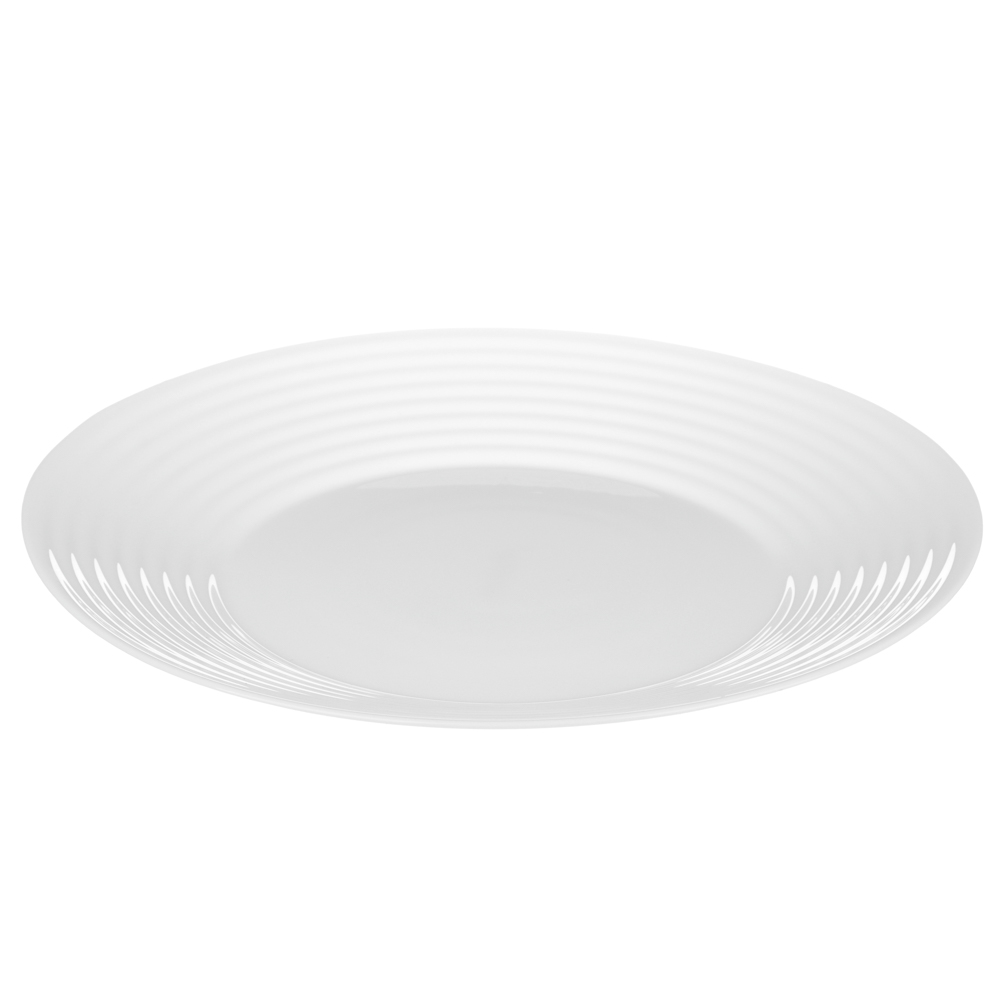 MILLIMI Бароло Тарелка подстановочная 26,6см белая опаловое стекло, арт.№ 818-364