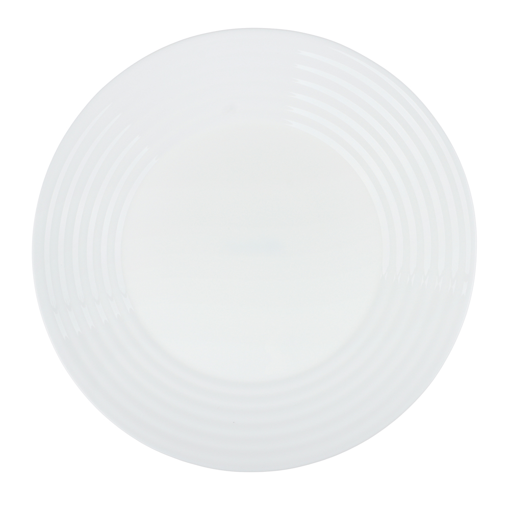 MILLIMI Бароло Тарелка обеденная 24см белая опаловое стекло, арт.№ 818-366