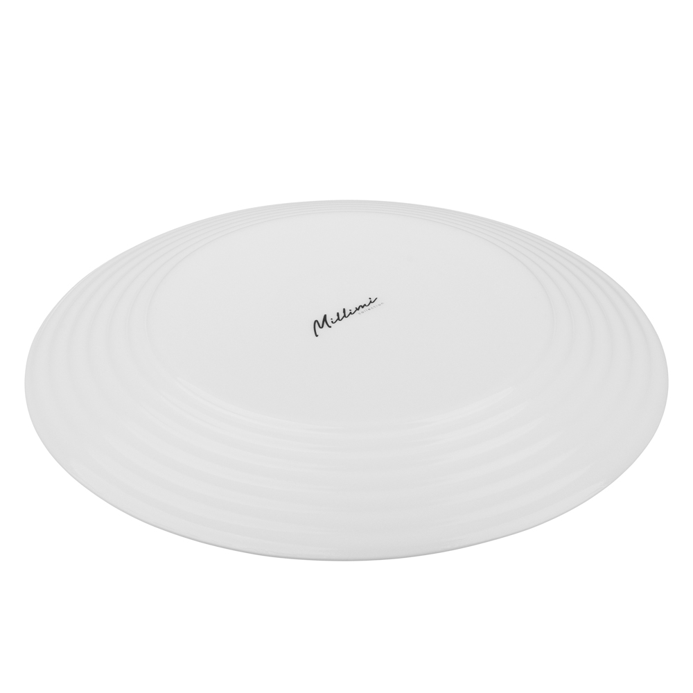 MILLIMI Бароло Тарелка обеденная 24см белая опаловое стекло, арт.№ 818-366
