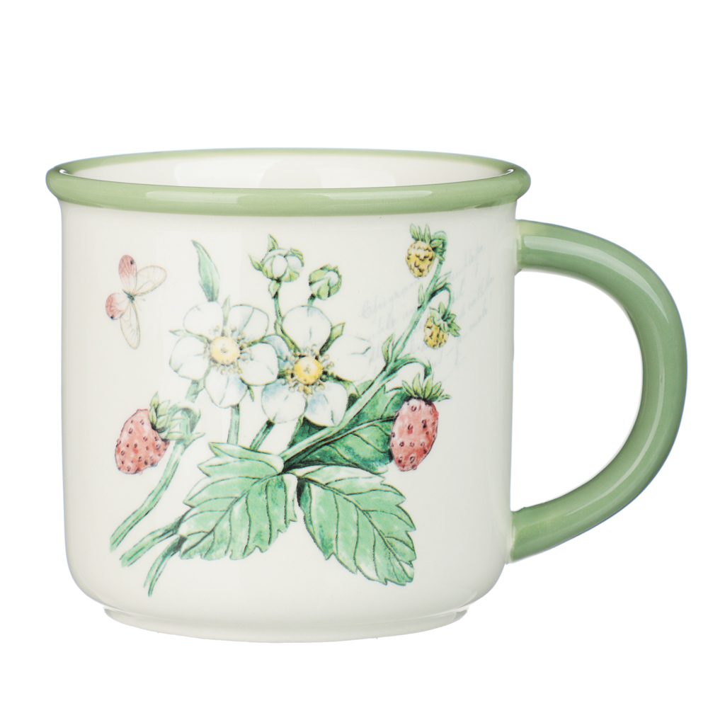 MILLIMI Земляника Кружка, 400мл, керамика, арт.№ 824-196