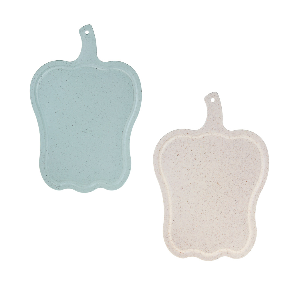 VETTA Доска разделочная, фигурная, "Перчик", 2 цвета, 37x26x0,3см, полипропилен, арт.№ 852-031