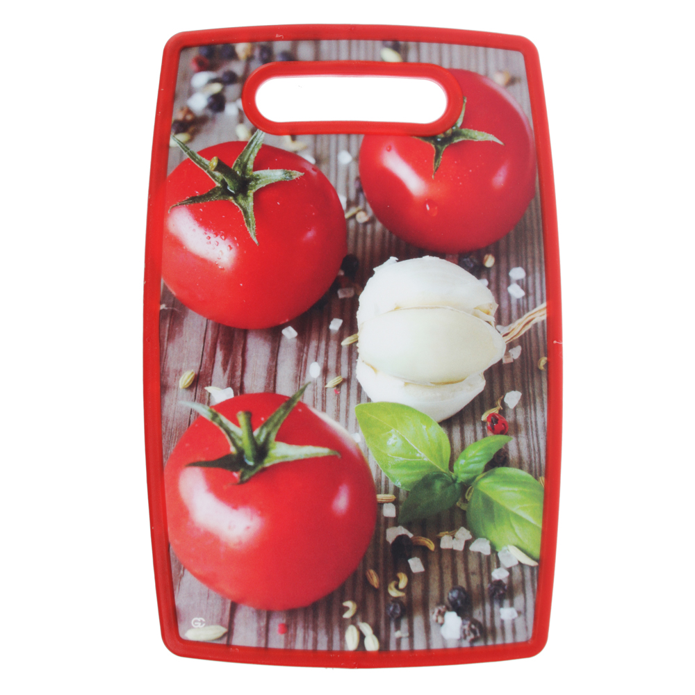 Доска разделочная, 20x30x1,2см, полипропилен, 2 дизайна, арт.№ 852-083