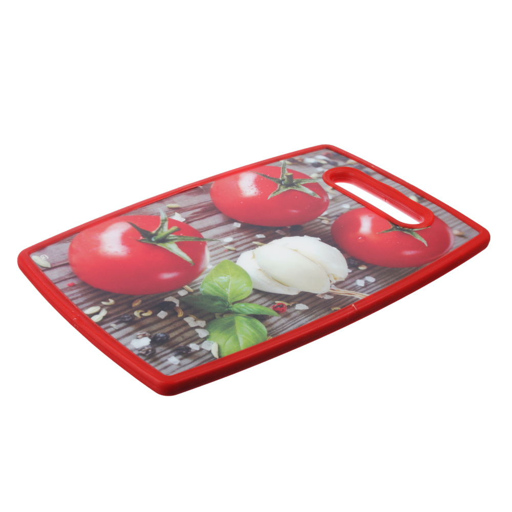 Доска разделочная, 20x30x1,2см, полипропилен, 2 дизайна, арт.№ 852-083