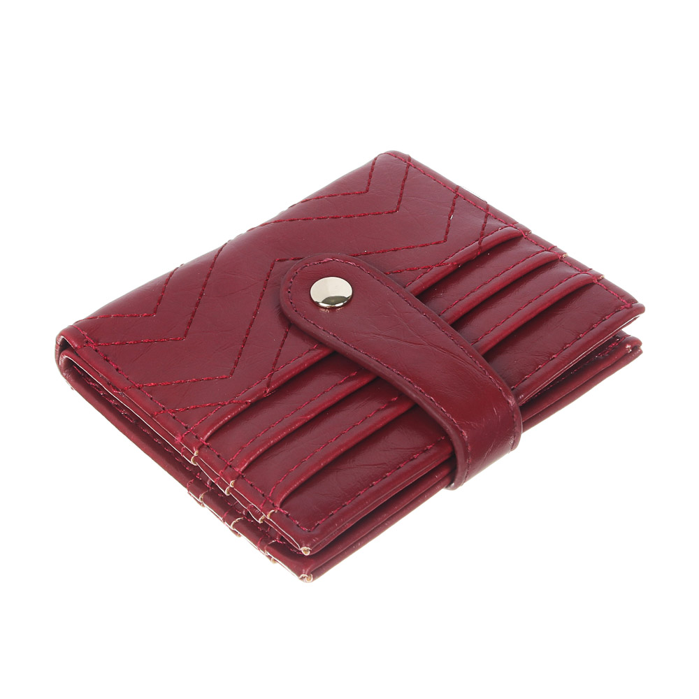 ЮL Кошелек женский с отд. для карт, ПУ, 10,5х9см, 6 цв., КК21-03, арт.№ 303-906