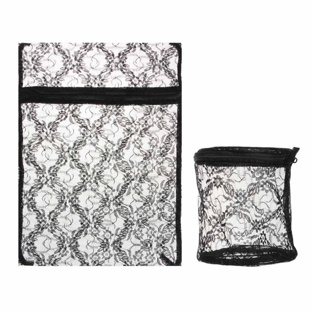 VETTA Набор ажурных мешков для стирки: 30х40см на замке, d16x18h см для бюстгальтеров, полиэстер, арт.№ 452-081