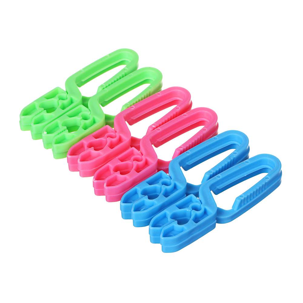 VETTA Клипсы для полотенец 6 шт, пластик, арт.№ 453-097