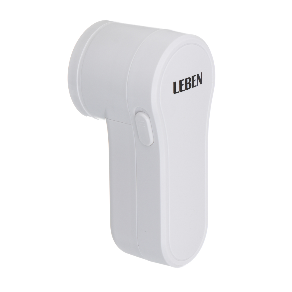 LEBEN Машинка от катышков, от 2xАА не в компл., съёмный контейнер, белая, арт.№ 248-050