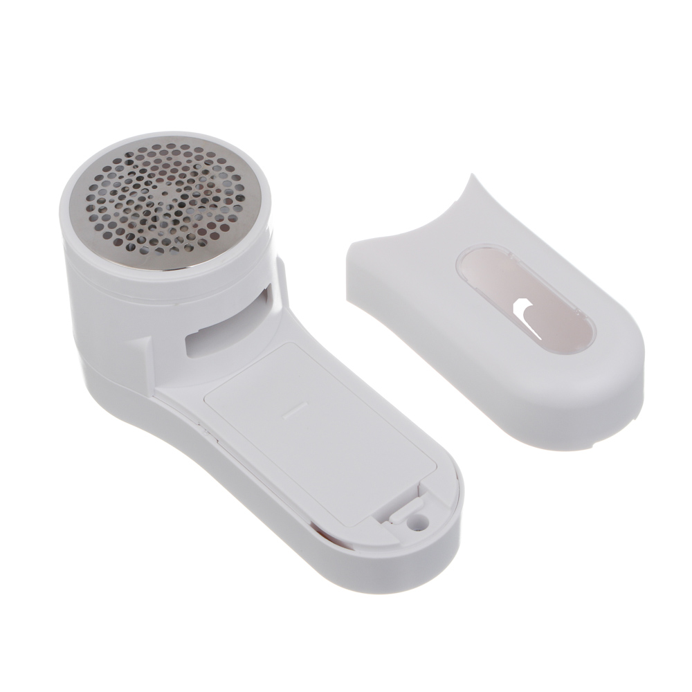 LEBEN Машинка от катышков, от 2xАА не в компл., съёмный контейнер, белая, арт.№ 248-050