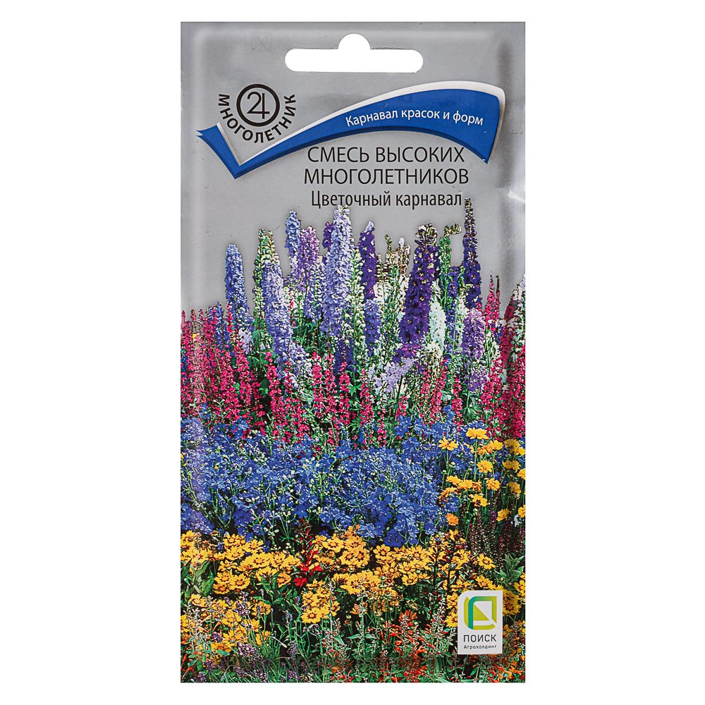 Семена Смесь высоких многолетников Цветочный карнавал 0,3гр ЦП, арт.№ 179-592