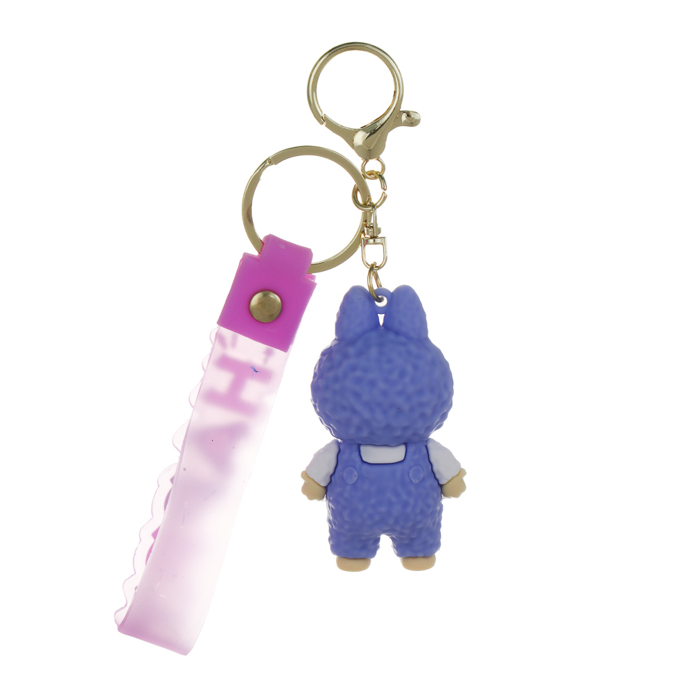 Брелок с игрушкой, 6х8 см, полипропилен, 16 дизайнов, арт.№ 295-284