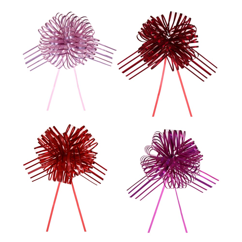 Бант - шар, диаметр 15,5 см (5x120 см), PP, 4 цвета, арт 1, арт.№ 505-134