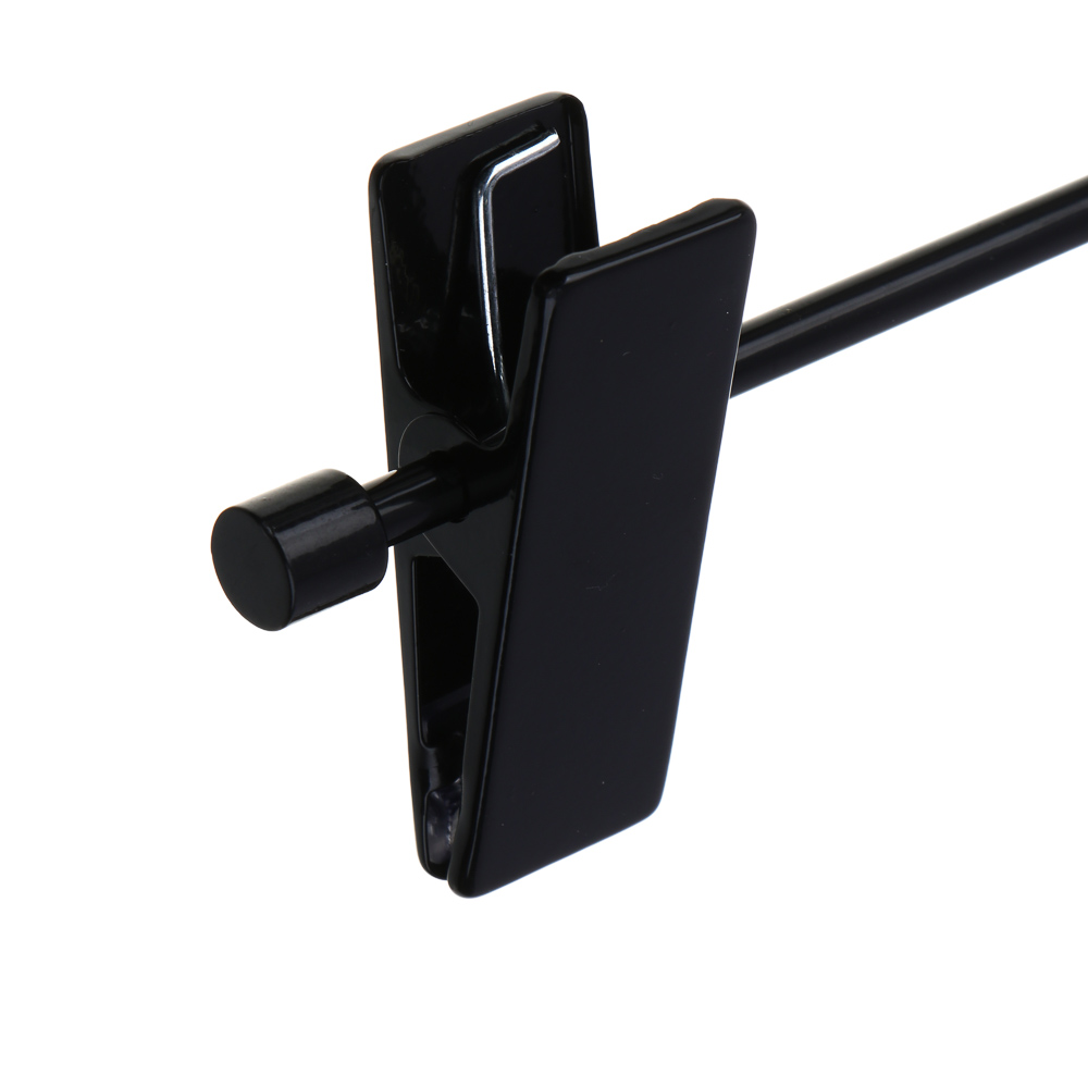 Вешалки для юбок и брюк тм VETTA, 2шт, 31х6см, с зажимами, ПВХ, металл, цвет черный, арт.№ 456-134