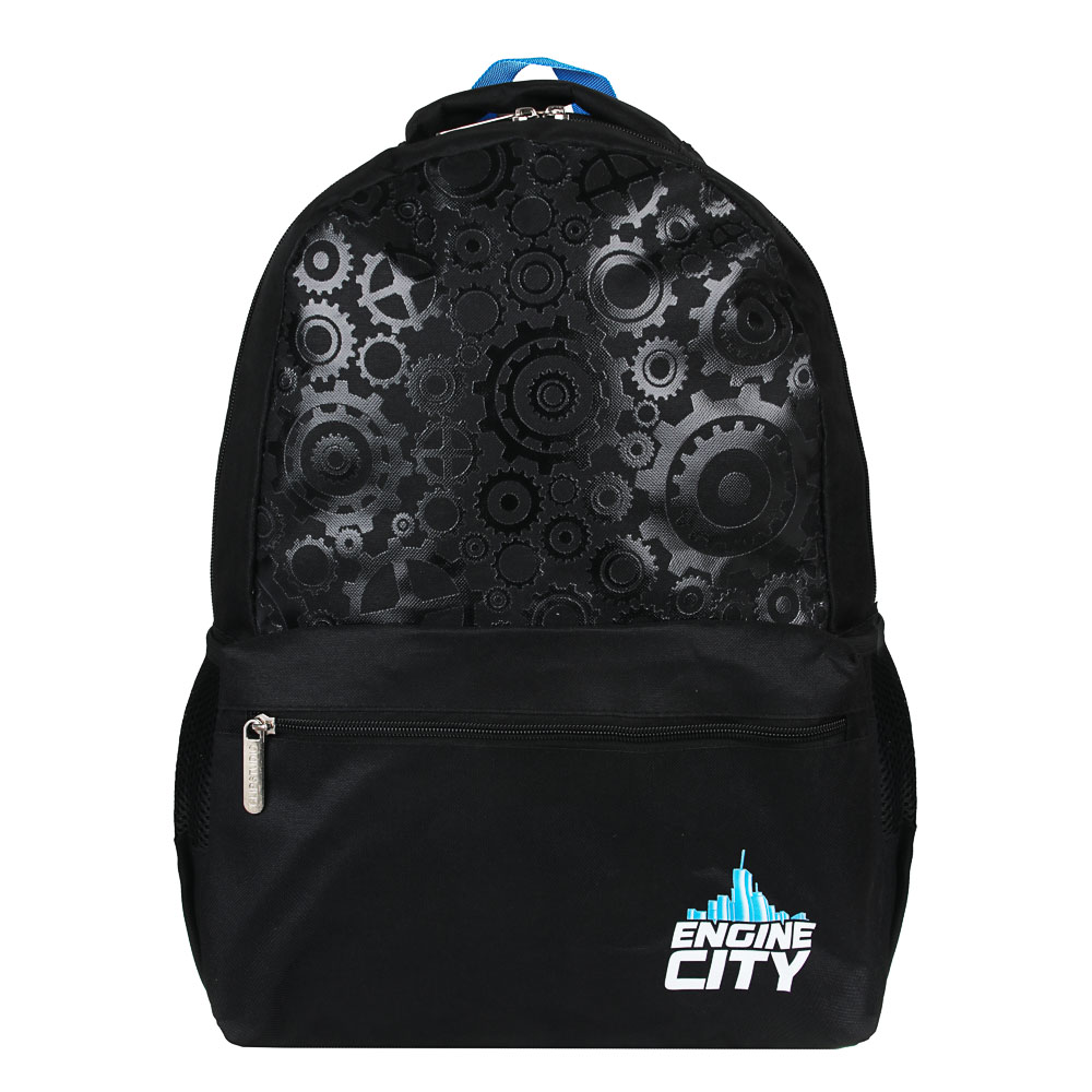 Энджин Сити Рюкзак подростковый, 38x30x14см, ПЭ, 1 отделение, 3 кармана, уплотненные лямки, арт.№ 254-428