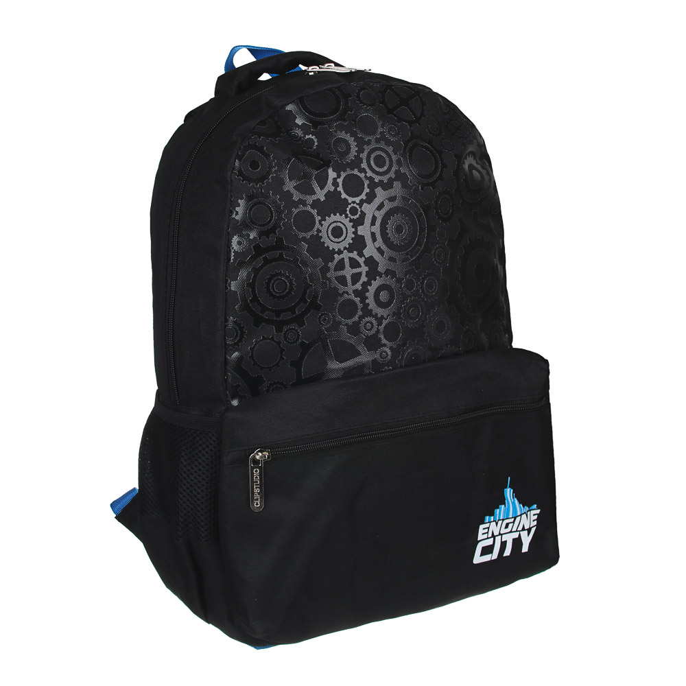 Энджин Сити Рюкзак подростковый, 38x30x14см, ПЭ, 1 отделение, 3 кармана, уплотненные лямки, арт.№ 254-428