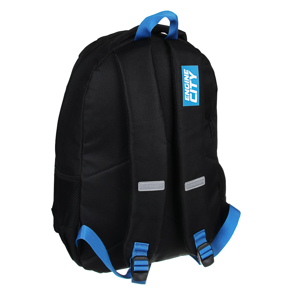 Энджин Сити Рюкзак подростковый, 38x30x14см, ПЭ, 1 отделение, 3 кармана, уплотненные лямки, арт.№ 254-428