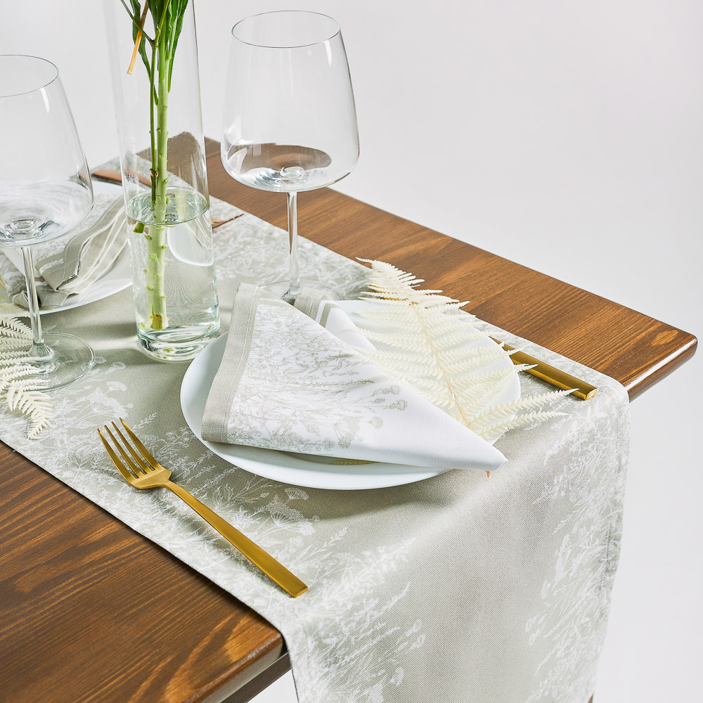 BY COLLECTION Элеганс Дорожка декоративная, 35х140см, 100% хлопок, арт.№ 435-144