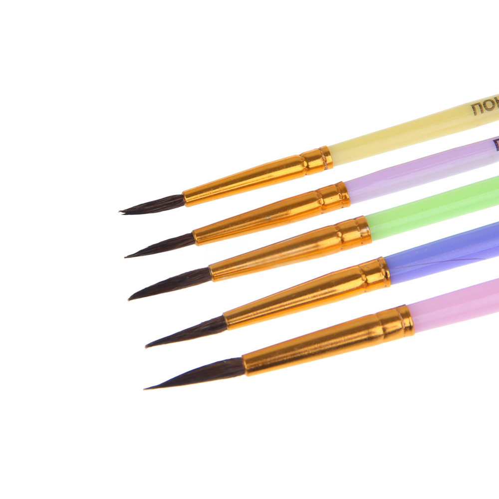 Набор кистей для рисования 5 шт. Пони, №1-5, ClipStudio, пластиковая цвет.ручка, пакет европодвесом, арт.№ 229-062