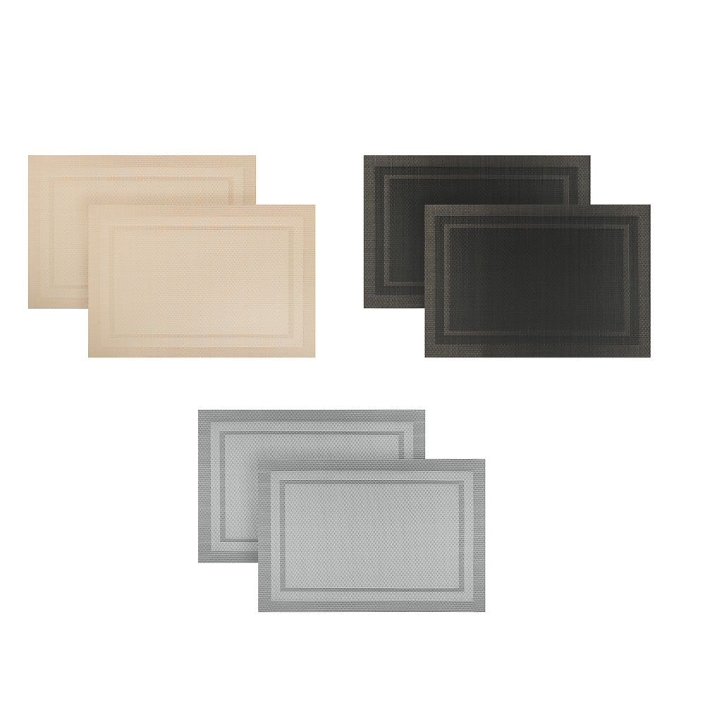 Набор салфеток сервировочных ПВХ, 2шт, 30x45см, "Пескара", арт.№ 890-385