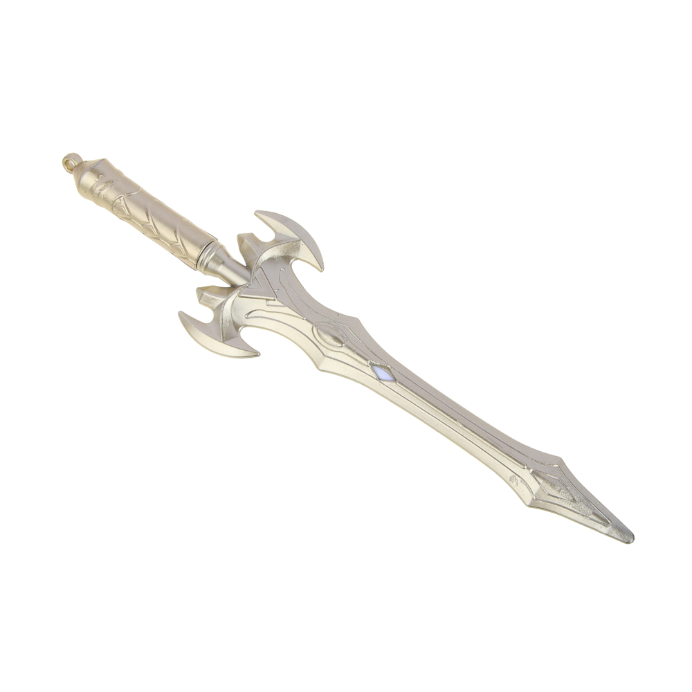 Ручка шариковая синяя в форме меча, пластик, 19х4 см, 4 дизайна, арт.№ 526-016