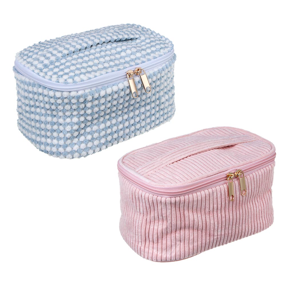 ЮL Косметичка сундучок Velvet, 100% ПЭ, 21х14х11см, 2 цвета, арт.№ 327-322